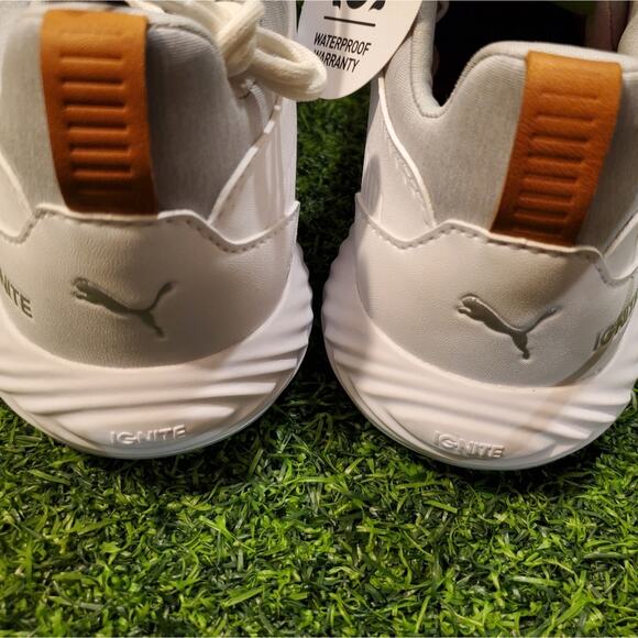 NWT Puma Ignite golf shoes snickers with orange spikes Sz 5C no box unisex - Picture 6 of 8